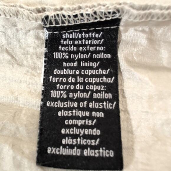 Calvin Klein Jeans gray hooded nylon jacket, women's size medium - Picture 5 of 11